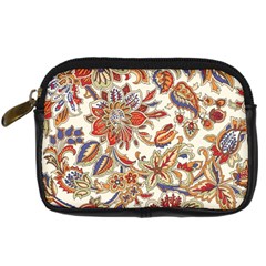 Retro Paisley Patterns, Floral Patterns, Background Digital Camera Leather Case by nateshop