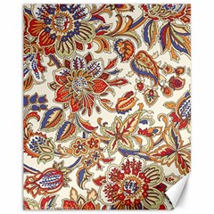 Retro Paisley Patterns, Floral Patterns, Background Canvas 11  X 14  by nateshop