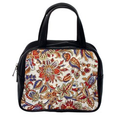 Retro Paisley Patterns, Floral Patterns, Background Classic Handbag (one Side) by nateshop