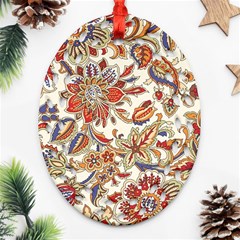 Retro Paisley Patterns, Floral Patterns, Background Oval Filigree Ornament (two Sides)