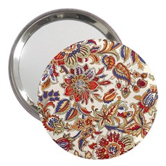 Retro Paisley Patterns, Floral Patterns, Background 3  Handbag Mirrors by nateshop