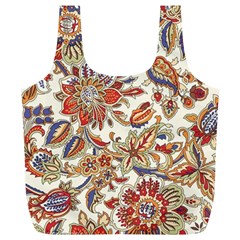 Retro Paisley Patterns, Floral Patterns, Background Full Print Recycle Bag (xl) by nateshop