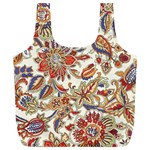 Retro Paisley Patterns, Floral Patterns, Background Full Print Recycle Bag (XL) Front