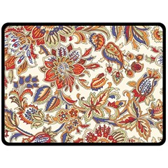 Retro Paisley Patterns, Floral Patterns, Background Two Sides Fleece Blanket (large) by nateshop