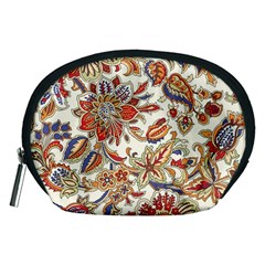 Retro Paisley Patterns, Floral Patterns, Background Accessory Pouch (medium) by nateshop