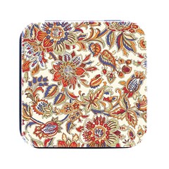 Retro Paisley Patterns, Floral Patterns, Background Square Metal Box (black) by nateshop