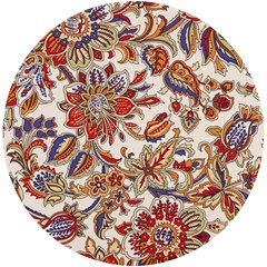 Retro Paisley Patterns, Floral Patterns, Background Uv Print Round Tile Coaster by nateshop