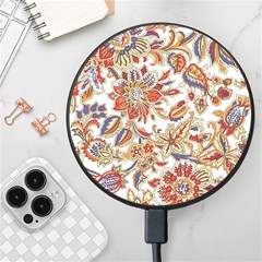 Retro Paisley Patterns, Floral Patterns, Background Wireless Fast Charger(black) by nateshop