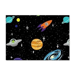 Space Cartoon, Planets, Rockets Sticker A4 (100 Pack) by nateshop