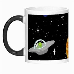 Space Cartoon, Planets, Rockets Morph Mug by nateshop