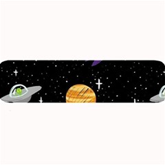 Space Cartoon, Planets, Rockets Large Bar Mat by nateshop