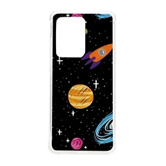 Space Cartoon, Planets, Rockets Samsung Galaxy S20 Ultra 6 9 Inch Tpu Uv Case by nateshop