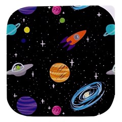 Space Cartoon, Planets, Rockets Stacked Food Storage Container by nateshop