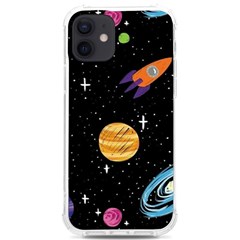 Space Cartoon, Planets, Rockets Iphone 12/12 Pro Tpu Uv Print Case by nateshop