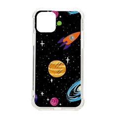 Space Cartoon, Planets, Rockets Iphone 11 Pro 5 8 Inch Tpu Uv Print Case