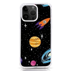 Space Cartoon, Planets, Rockets Iphone 14 Pro Max Tpu Uv Print Case by nateshop