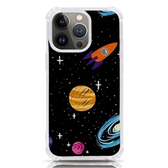 Space Cartoon, Planets, Rockets Iphone 13 Pro Tpu Uv Print Case by nateshop