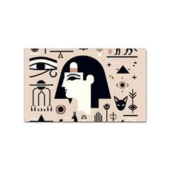 Egypt Pyramid Nature Desert Sticker (rectangular) by Proyonanggan