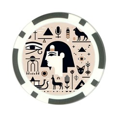 Egypt Pyramid Nature Desert Poker Chip Card Guard (10 Pack) by Proyonanggan