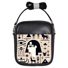 Egypt Pyramid Nature Desert Girls Sling Bag by Proyonanggan