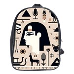 Egypt Pyramid Nature Desert School Bag (XL) Front