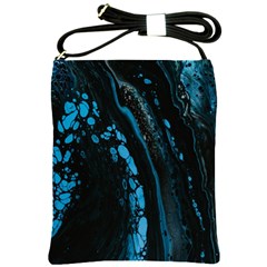 Stains, Liquid, Texture, Macro, Abstraction Shoulder Sling Bag by nateshop