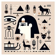 Egypt Pyramid Nature Desert Wooden Puzzle Square by Proyonanggan