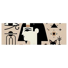 Egypt Pyramid Nature Desert Banner And Sign 12  X 4  by Proyonanggan