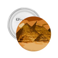 Pyramids Egypt Pyramid Desert Sand 2 25  Buttons by Proyonanggan