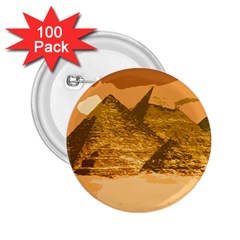 Pyramids Egypt Pyramid Desert Sand 2 25  Buttons (100 Pack)  by Proyonanggan