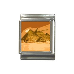 Pyramids Egypt Pyramid Desert Sand Italian Charm (13mm) by Proyonanggan