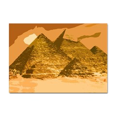 Pyramids Egypt Pyramid Desert Sand Sticker A4 (10 Pack) by Proyonanggan