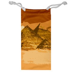 Pyramids Egypt Pyramid Desert Sand Jewelry Bag by Proyonanggan