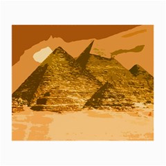 Pyramids Egypt Pyramid Desert Sand Small Glasses Cloth (2 Sides) by Proyonanggan