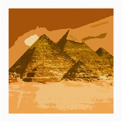 Pyramids Egypt Pyramid Desert Sand Medium Glasses Cloth (2 Sides) by Proyonanggan