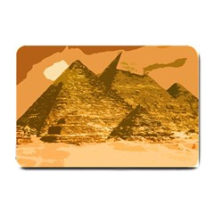 Pyramids Egypt Pyramid Desert Sand Small Doormat by Proyonanggan