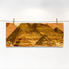 Pyramids Egypt Pyramid Desert Sand Hand Towel by Proyonanggan