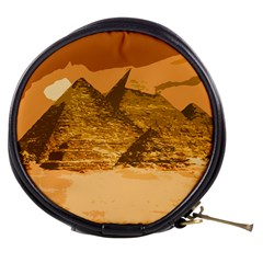 Pyramids Egypt Pyramid Desert Sand Mini Makeup Bag by Proyonanggan