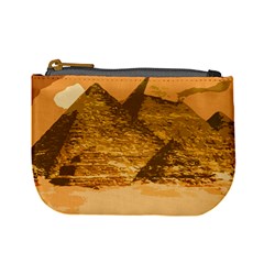 Pyramids Egypt Pyramid Desert Sand Mini Coin Purse by Proyonanggan