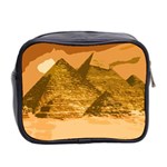 Pyramids Egypt Pyramid Desert Sand Mini Toiletries Bag (Two Sides) Back