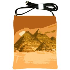 Pyramids Egypt Pyramid Desert Sand Shoulder Sling Bag by Proyonanggan