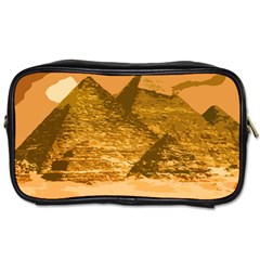 Pyramids Egypt Pyramid Desert Sand Toiletries Bag (one Side) by Proyonanggan