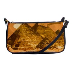 Pyramids Egypt Pyramid Desert Sand Shoulder Clutch Bag by Proyonanggan