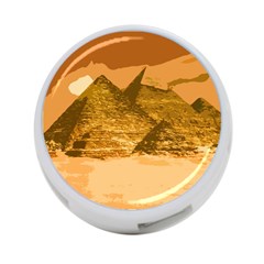 Pyramids Egypt Pyramid Desert Sand 4-port Usb Hub (one Side) by Proyonanggan