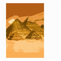 Pyramids Egypt Pyramid Desert Sand Small Garden Flag (two Sides) by Proyonanggan