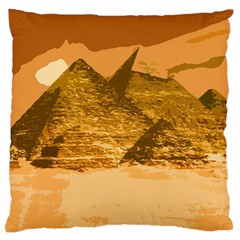 Pyramids Egypt Pyramid Desert Sand Large Cushion Case (two Sides) by Proyonanggan