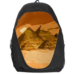 Pyramids Egypt Pyramid Desert Sand Backpack Bag by Proyonanggan