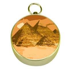 Pyramids Egypt Pyramid Desert Sand Gold Compasses by Proyonanggan