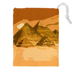 Pyramids Egypt Pyramid Desert Sand Drawstring Pouch (5xl) by Proyonanggan