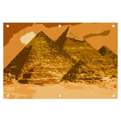 Pyramids Egypt Pyramid Desert Sand Banner And Sign 6  X 4  by Proyonanggan